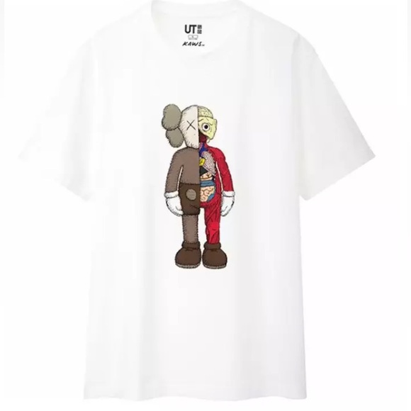 KAWS x Uniqlo Flayed Tee, XS - Picture 1 of 10